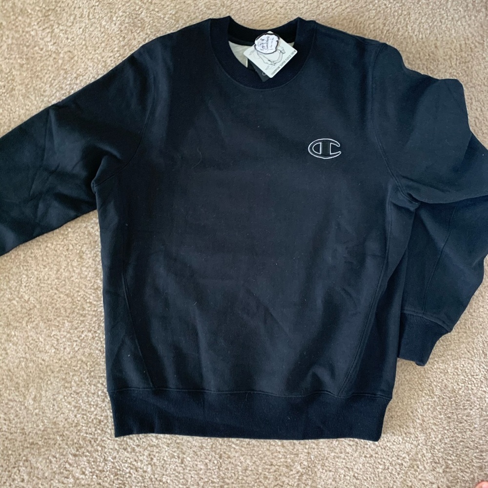 Black champion crew neck Sweatshirt